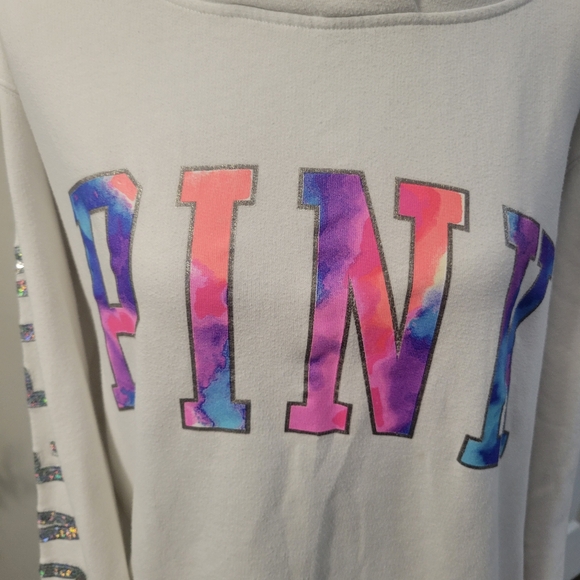 VS PINK BLING WATERCOLOR HOODIE - Picture 6 of 10